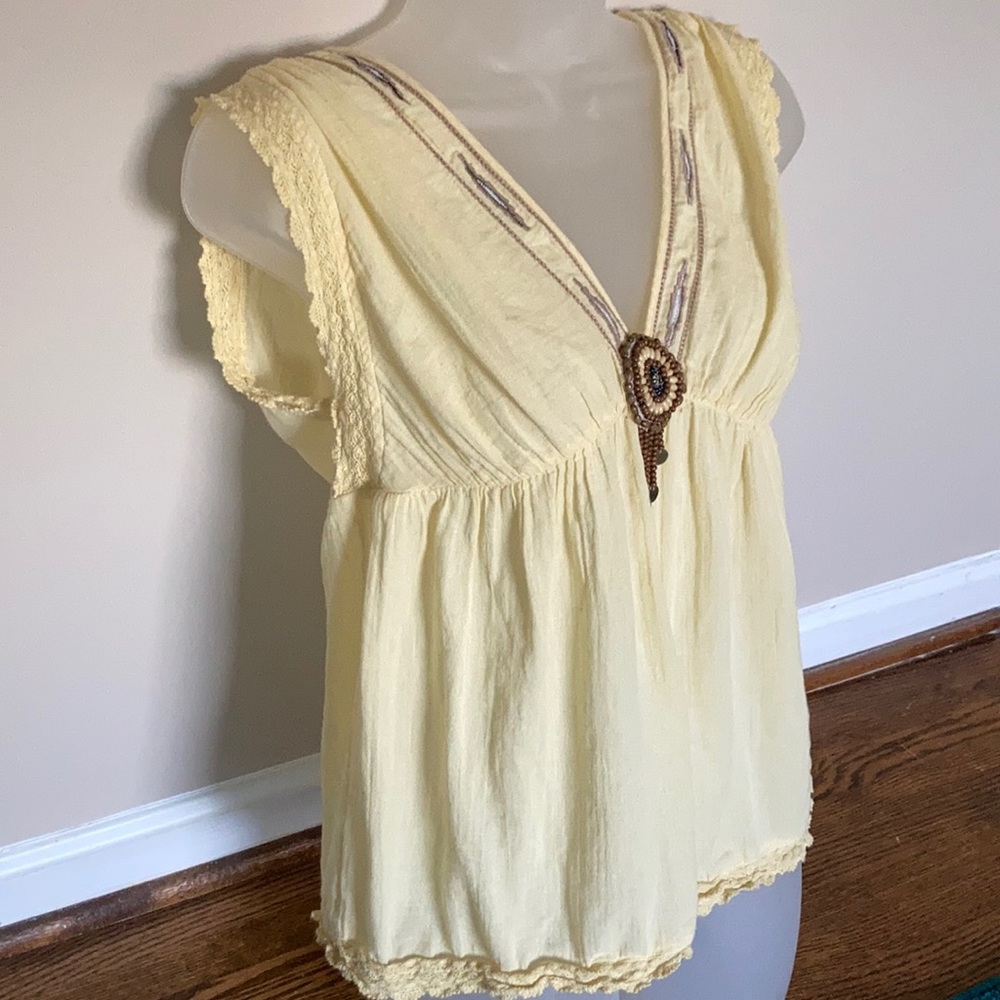 Sanctuary bohemian-style top, fits S/M